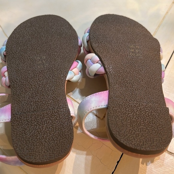 Kids Braided Sandals - Multicolor by FAB KIDS size 10 - Picture 4 of 4